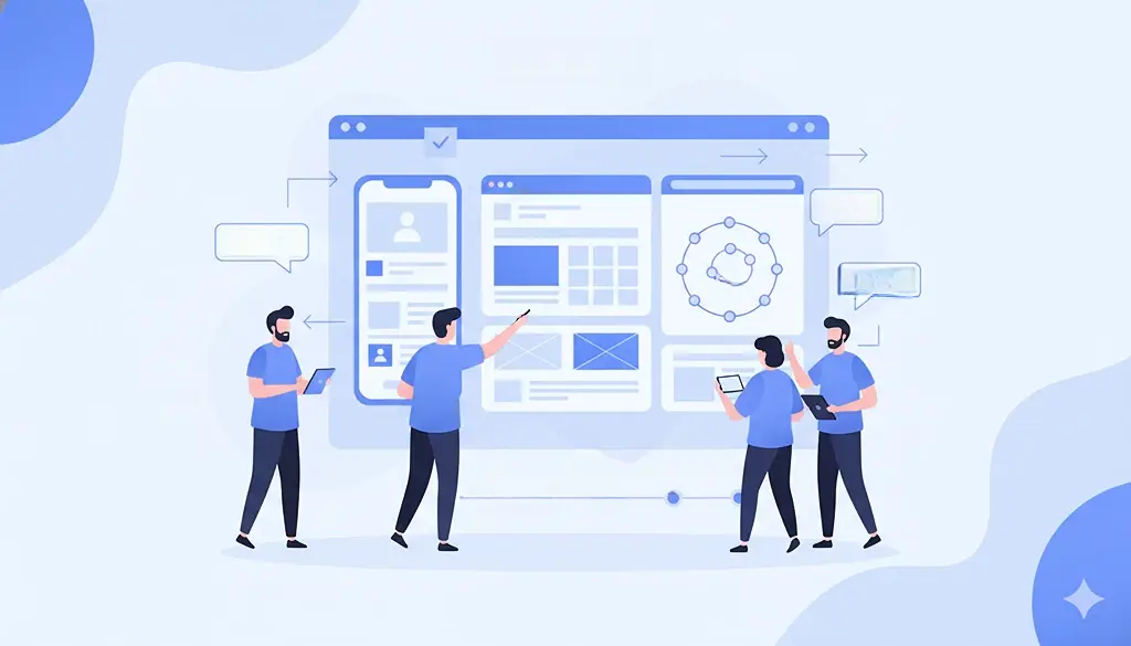 UI design and development